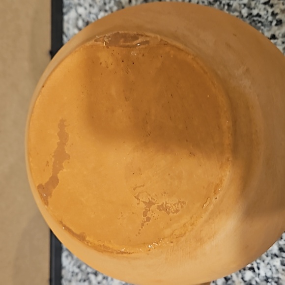 Vintage Clay Pitcher with Sun Design - Picture 4 of 4